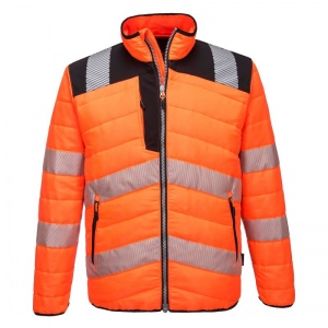 Portwest Hi-Vis Thermal Winter Baffle Jacket PW371